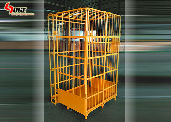 Carretilla plegable de acero de la logística del taller Q235 4 capas sin el echador